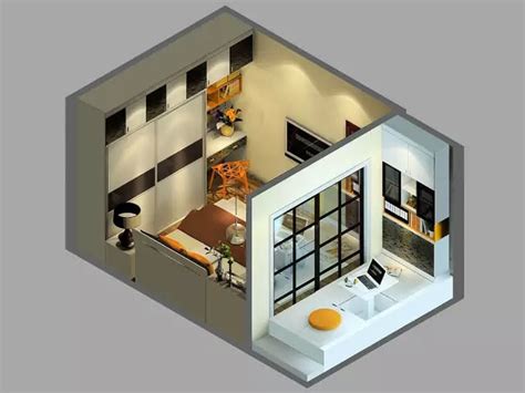 太牛叉了！设计师把40平的小户型房子改造成两房一厅_房产资讯-北京房天下