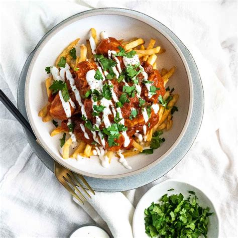 Butter Chicken Poutine - Little Spice