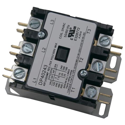 Supplying Demand 425070 40A 3-Pole 24V Coil Contactor Universal ...