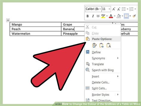 Image result for Pattern Fill Word Table