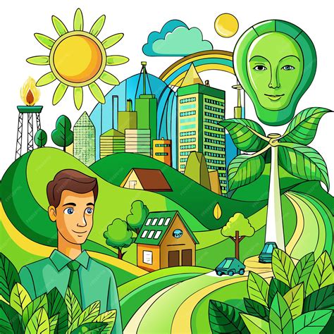 Science and Technology Sustainable Future Drawing 的图像结果