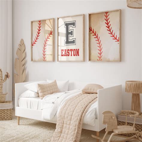 Baseball Nursery Art, Vintage Baseball Nursery Decor, Baseball Art for ...