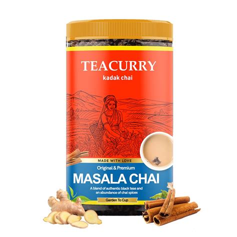TEACURRY Masala Chai (100 Grams, 50 Cups) - Masala Assam Tea for ...