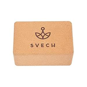 Svech Eco Friendly Fitness Premium Yoga Cork Brick Exercise Block to ...