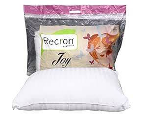 Buy recron Fabric Certified Joy Pillow (White, 16x24 inch) Online at ...