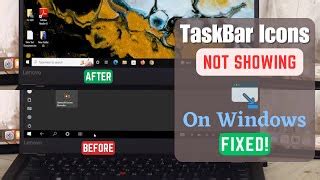 Image result for Taskbar Icons Not Showing
