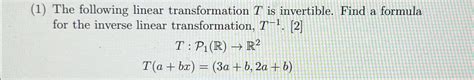 Image result for Inverse Linear Transformation