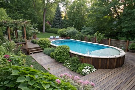 5+ Stylish Ideas for Around Above Ground Pools