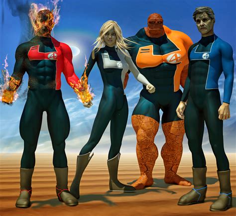 Fantastic Four 2nd skins x M4 e V4 by hiram67 on DeviantArt