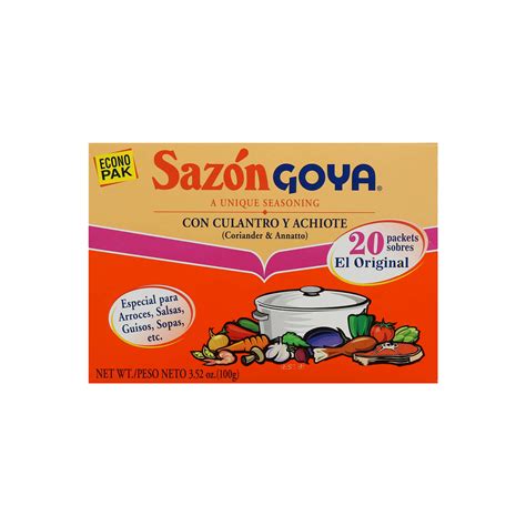 Goya Sazón With Coriander and Annatto – Shop Goya