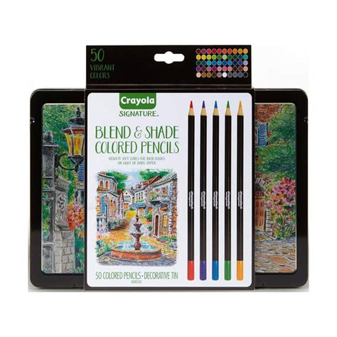 Crayola Signature Blend & Shade Colored Pencils, 50 Count — Toycra