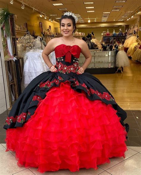 Black And Red Sweet 16 Dresses