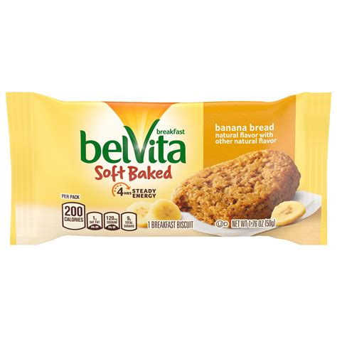 belVita Soft Baked Breakfast Biscuit - Banana Bread - Shop Granola ...