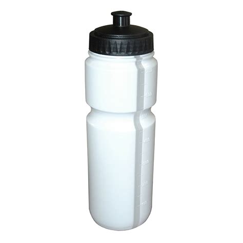 Patrick - Water Bottle Plain White/Black