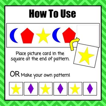 Image result for Shape Pattern Cards