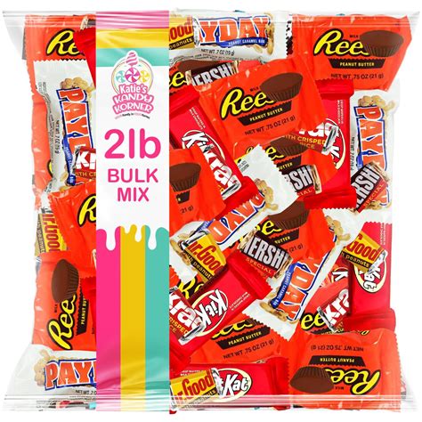 KATIE’SKANDYKORNER Assorted Chocolate Candy Variety Pack, 2lb Pack of ...