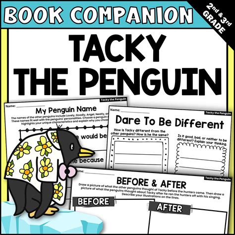 Tacky the Penguin Interactive Read-Aloud Book Companion Activities for ...