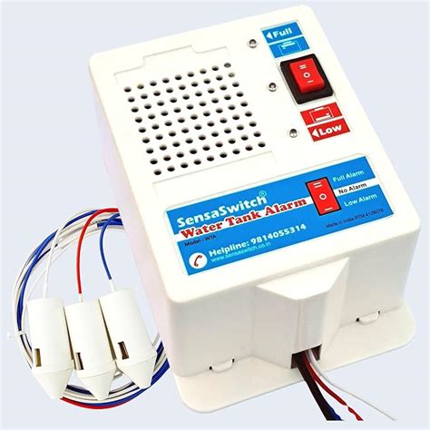 SensaSwitch Water Tank Alarm Model-WTA, Musical Alert on Tank Full ...