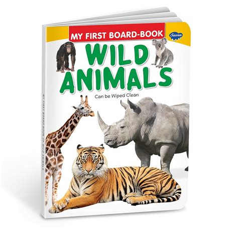 Buy My First Board Books Wild Animals | Big Size Board Book For Kids By ...