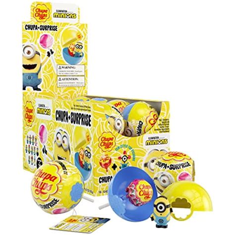 Buy Chupa Chups Lollipops + Surprise Minions 16 count Display ...