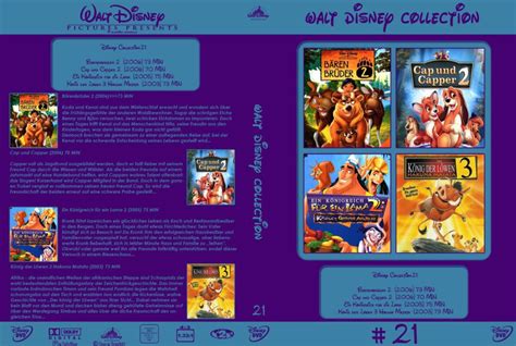 Walt Disney Collection R2 DVD 20-33 Cover German Custom