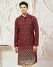 Buy Maroon Kurtas for Men by VASTRAMAY Online | Ajio.com