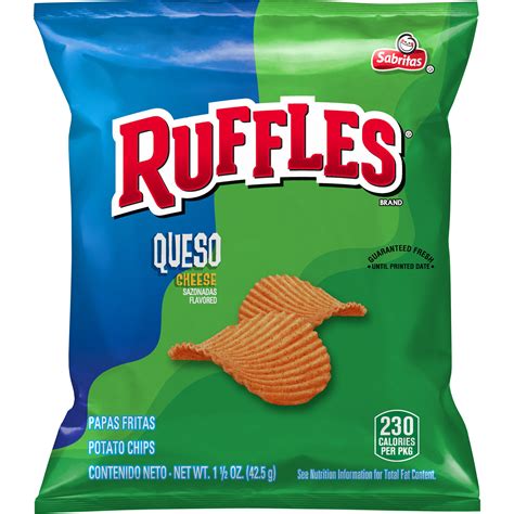 Ruffles, Queso Cheese Flavored, Potato Chips - SmartLabel™