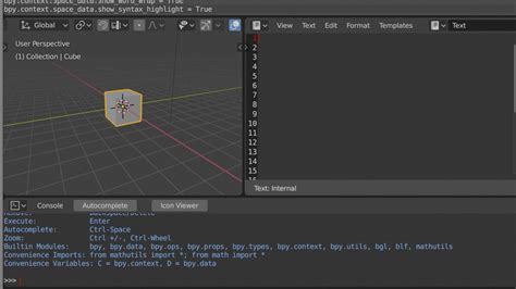 Rezultat imagine pentru Scripting in Blender