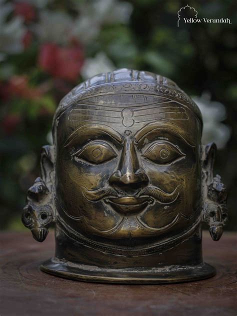 Vintage Brass Shiva – Yellow Verandah