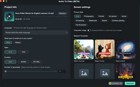 Audio To Video for Mac