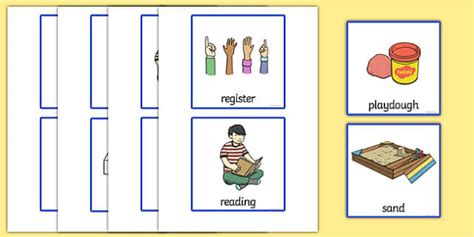 Oral Language Visual Timetable - Twinkl Educational Resource