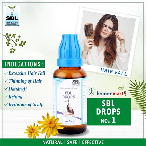Buy SBL Drops No.1 | Homeopathic Remedy for Hair Loss & Dandruff ...