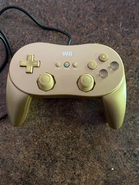 Amazon.com: Wii Classic Controller Pro - Gold : Videojuegos