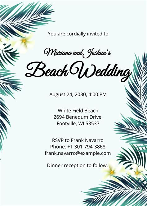 Free Muslim Wedding Invitation Template to Edit Online