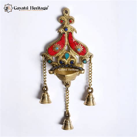 Brass Wall Hanging Diya – Traditional Decorative Showpiece | Gayatri H ...