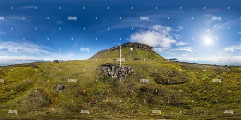 360° view of Cape Flora, Northbrook Island, Franz Josef Land - Alamy