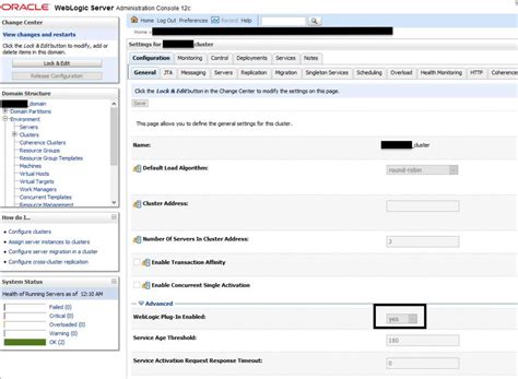 WebLogic Load Balancer 的图像结果