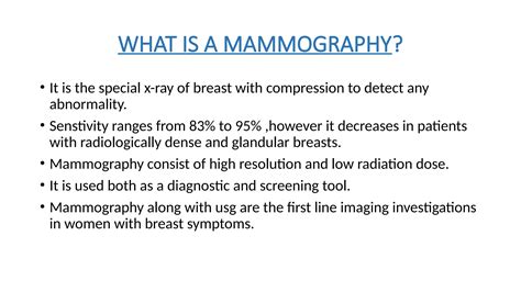 xray and sono MAMMOGRAPHY , brief explanation of technic | PPTX