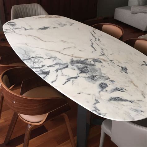 Oval marble dining tables – Artofit