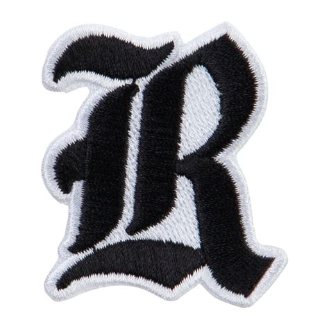 Old English R Iron on Patch | Alphabet | e4Hats – e4Hats.com