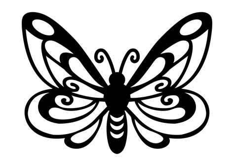 Butterfly Drawing Outline Printable