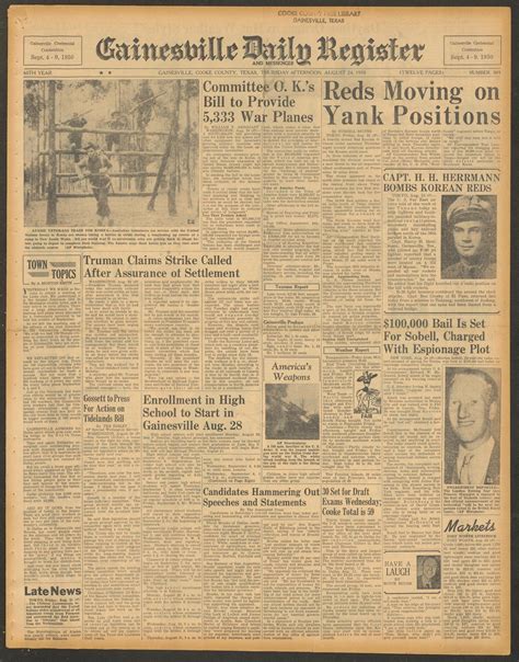 Gainesville Daily Register and Messenger (Gainesville, Tex.), Vol. 60 ...