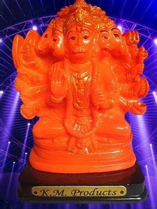 RAMASITA Lord Panchmukhi Hanuman Anjaneya Pavan Putra Bajrangbali Idol ...