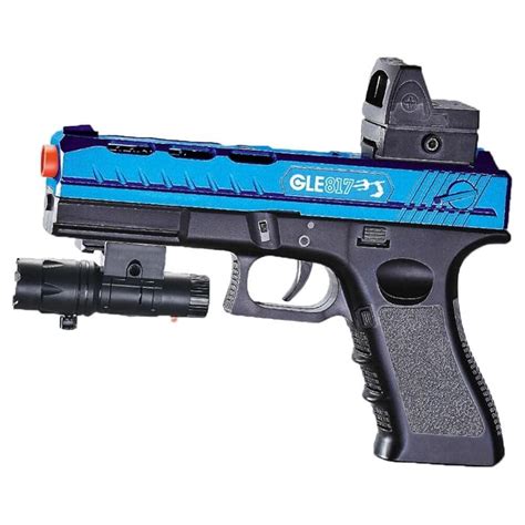Buy 2022 Latest Gel Ball Blaster Gun Glock with Drum Magazine Automatic ...