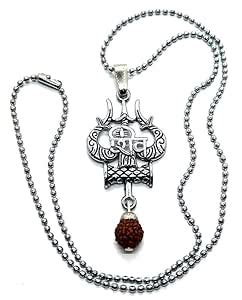 Dynamic Retail Global Shiva Mahakal Locket Pendant Necklace Chain ...