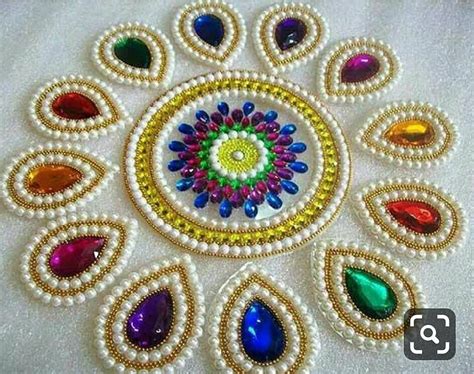 Buy Beyondtrend OHP Sheet Beautiful Rangoli Design Dia Floor/Wall/Table ...