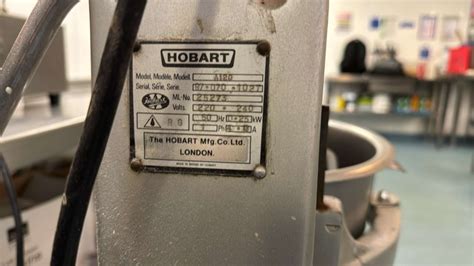 Hobart Mixer Model - A120 Serial Number - 97.070.102T 1 Phase Includes ...