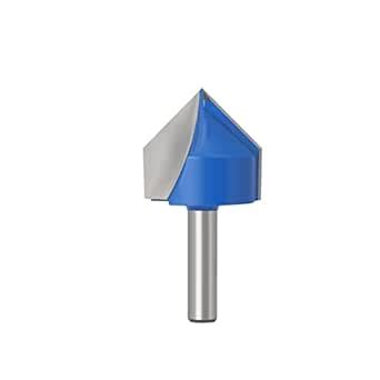 JINchao-router bits, 8mm Shank 90 Degree V Groove Template, Cleaning ...