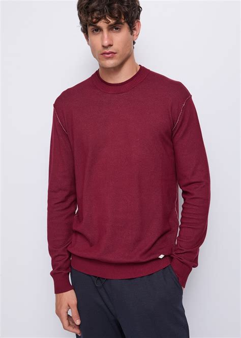 Red crew neck sweater | Gaudì