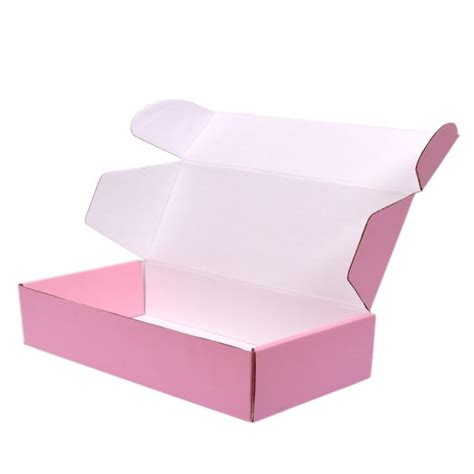 Pizza Box (Pink +White) - 24 x 18 x 6 Inch | Packaging Boxes